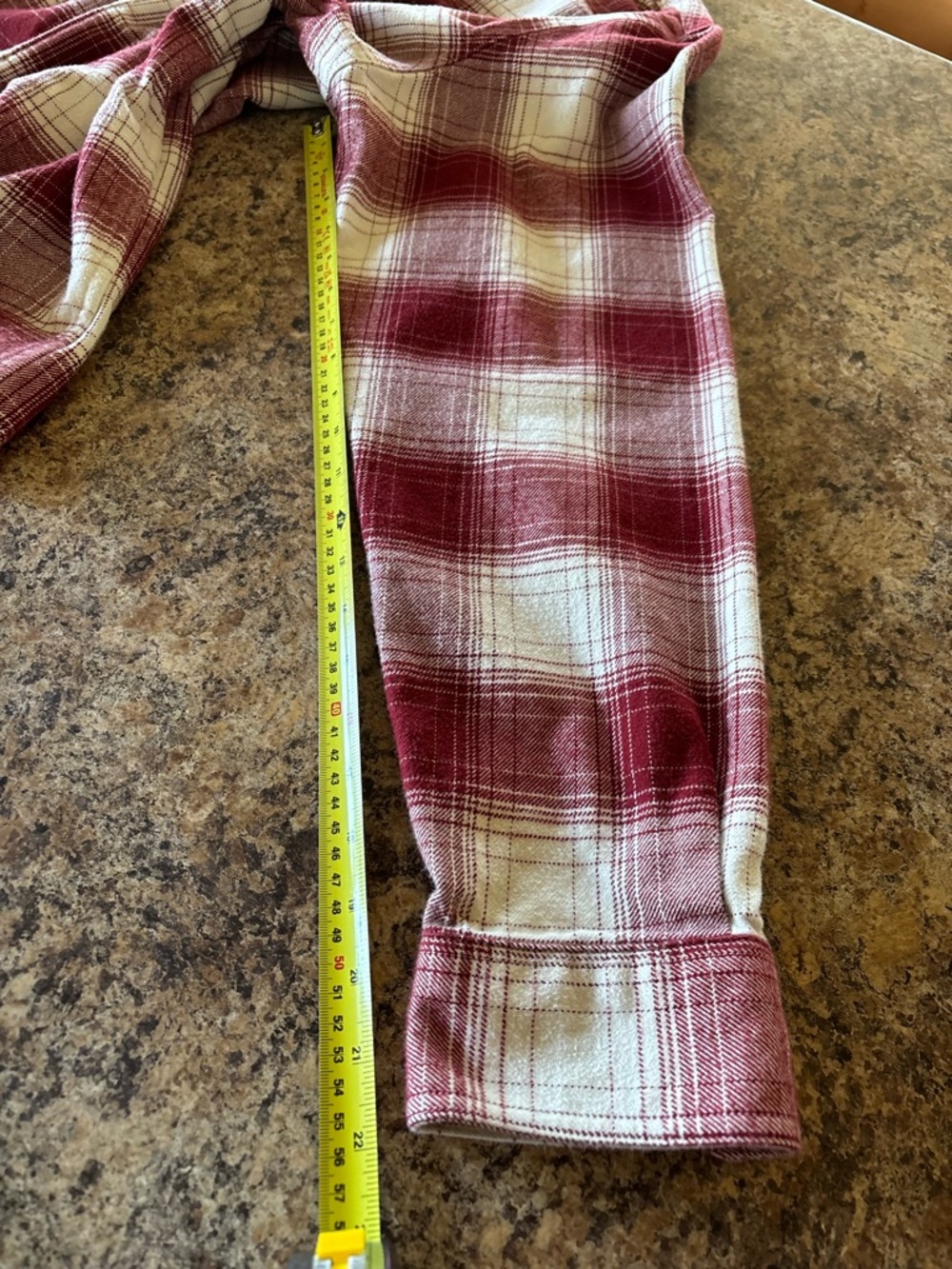 Orvis Perfect Flannel Shirt Button Down, Plaid Cotton Outdoorsman Crimson XLT - Picture 12 of 13